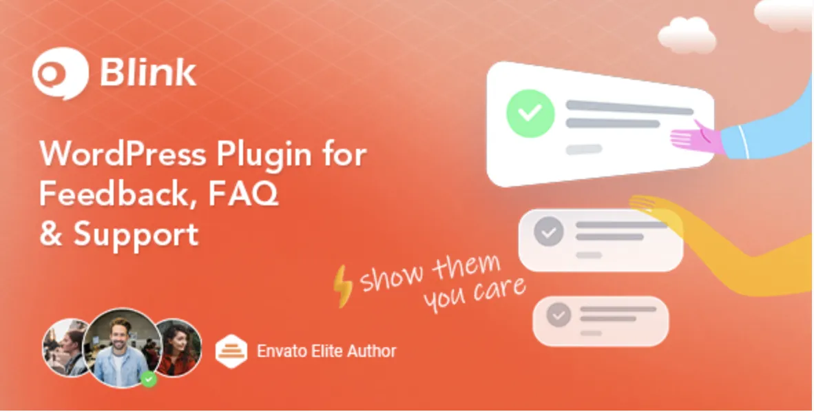 Blink - WordPress Plugin for Feedback, FAQ & Support 2 Blink