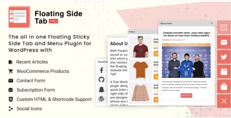 Floating Side Tab PRO