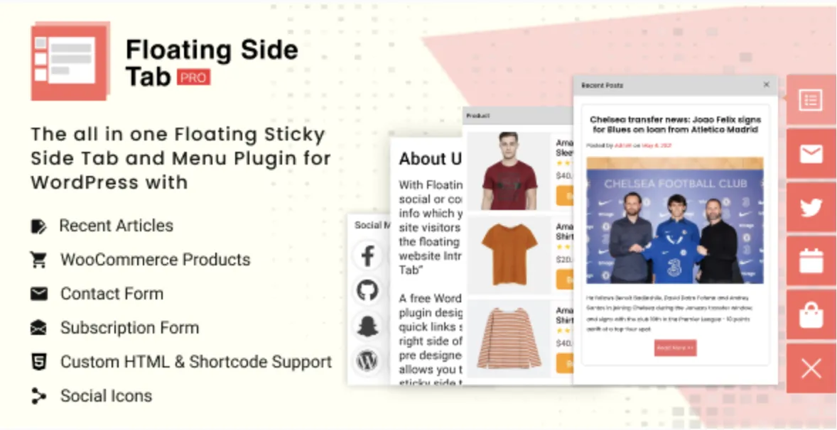 Floating Side Tab PRO