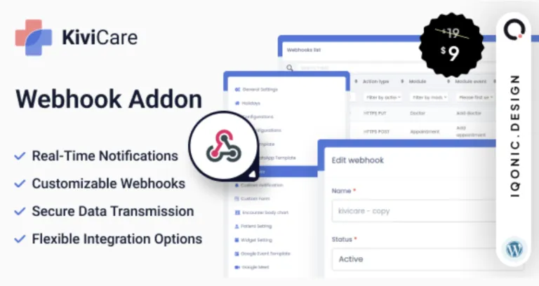 KiviCare(TM) Webhook (Addon)