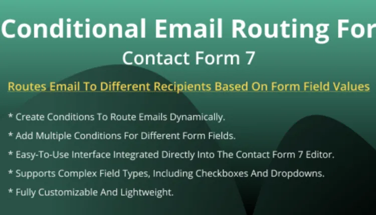 Conditional Email Routing For Contact Form 7