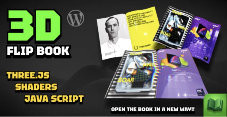 3D Flip Book WordPress and WooCommerce Plugin