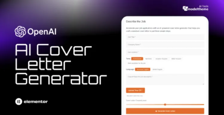 AI Cover Letter Generator for WordPress