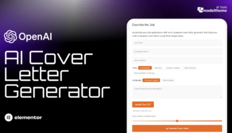 AI Cover Letter Generator for WordPress