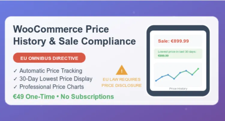WooCommerce Price History & Sale Compliance