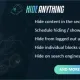 Hide Anything – Hide posts, pages or blocks from specific sections and users. Supports scheduling.