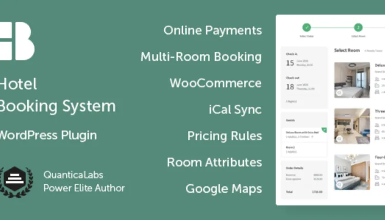 Hotel Booking System for WordPress
