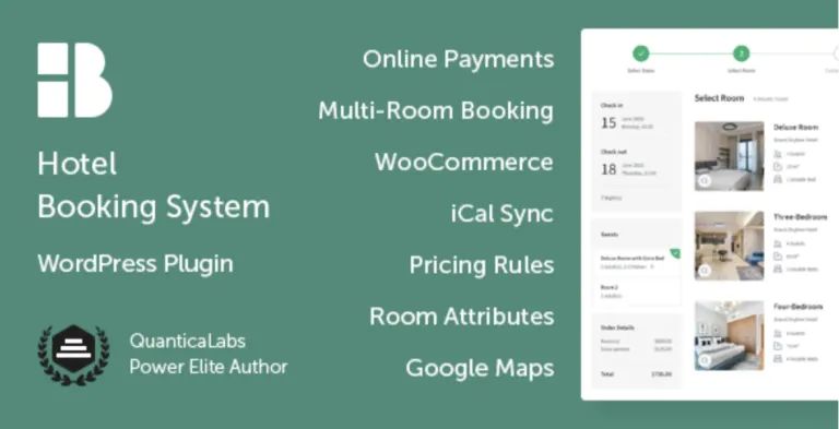 Hotel Booking System for WordPress