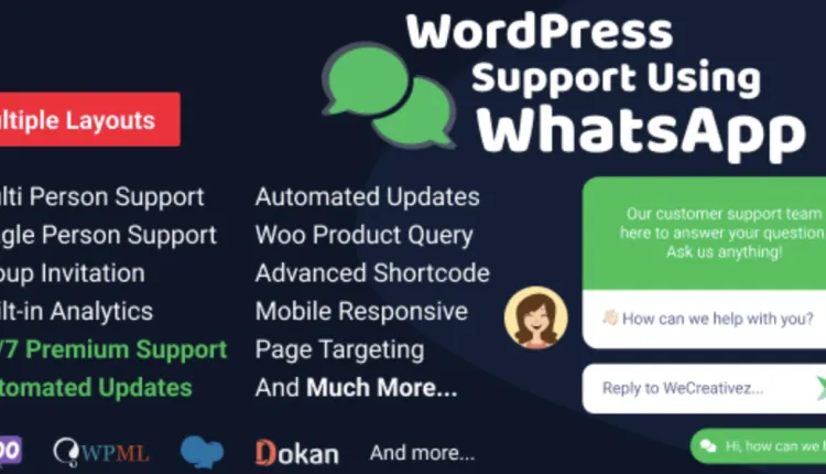 WordPress Support Using WhatsApp