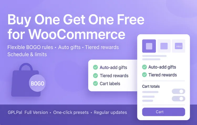Buy One Get One Free for WooCommerce