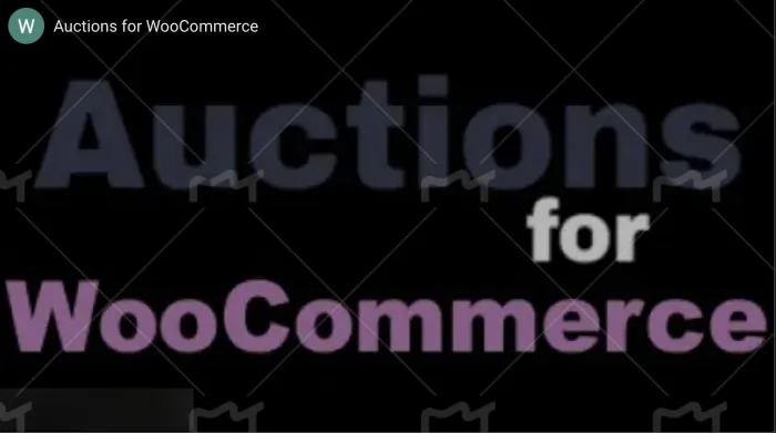 Auctions for WooCommerce