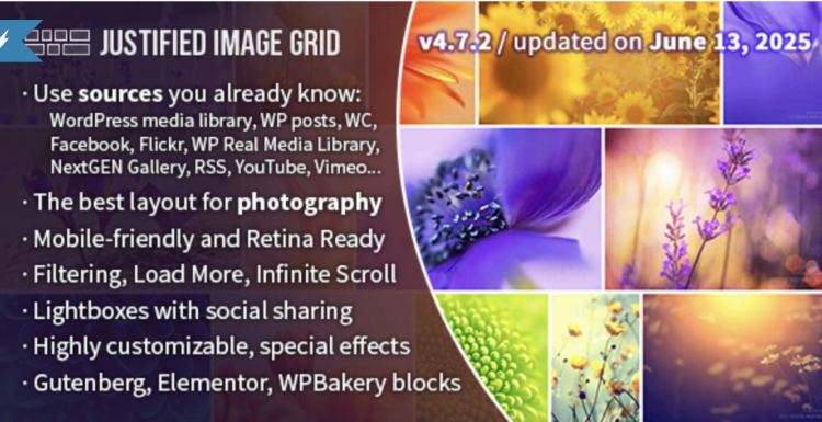 Justified Image Grid