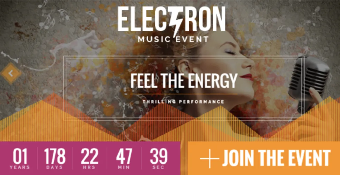Electron - Event Concert & Christmas New Year Conference Theme 2 Electron