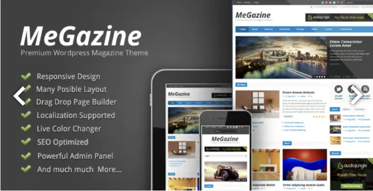 Megazine - Responsive WordPress Theme 2 Megazine