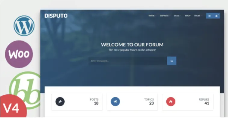 Disputo - WordPress bbPress Forum Theme 2 Disputo