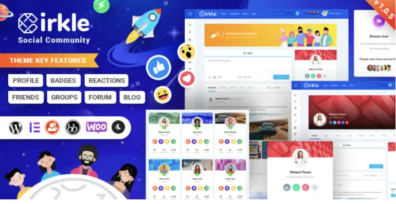 Cirkle – Social Networking WordPress Theme 2 Cirkle