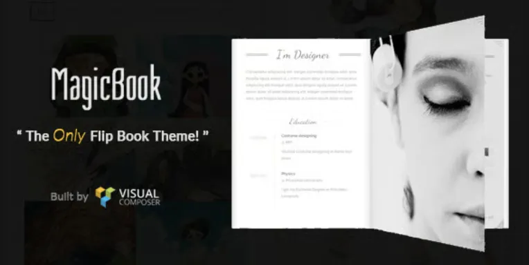 MagicBook - A 3D Flip Book WordPress Theme 2 MagicBook