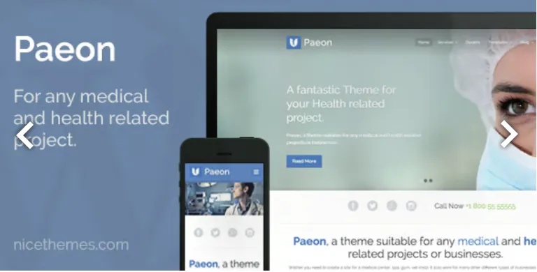 Paeon - Medical WordPress Theme 2 Paeon