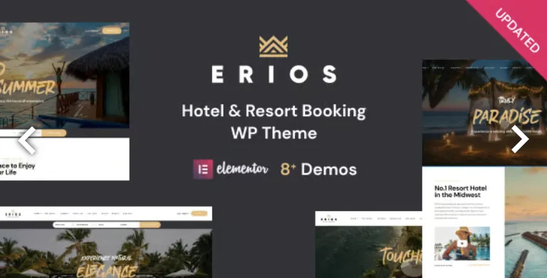 Erios | Resort & Hotel WordPress Theme 2 Erios
