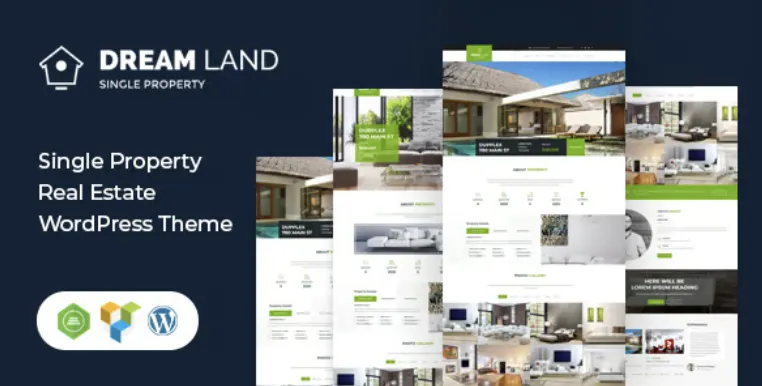 DREAM LAND- Single Property Real Estate WordPress Theme 2 DREAM LAND