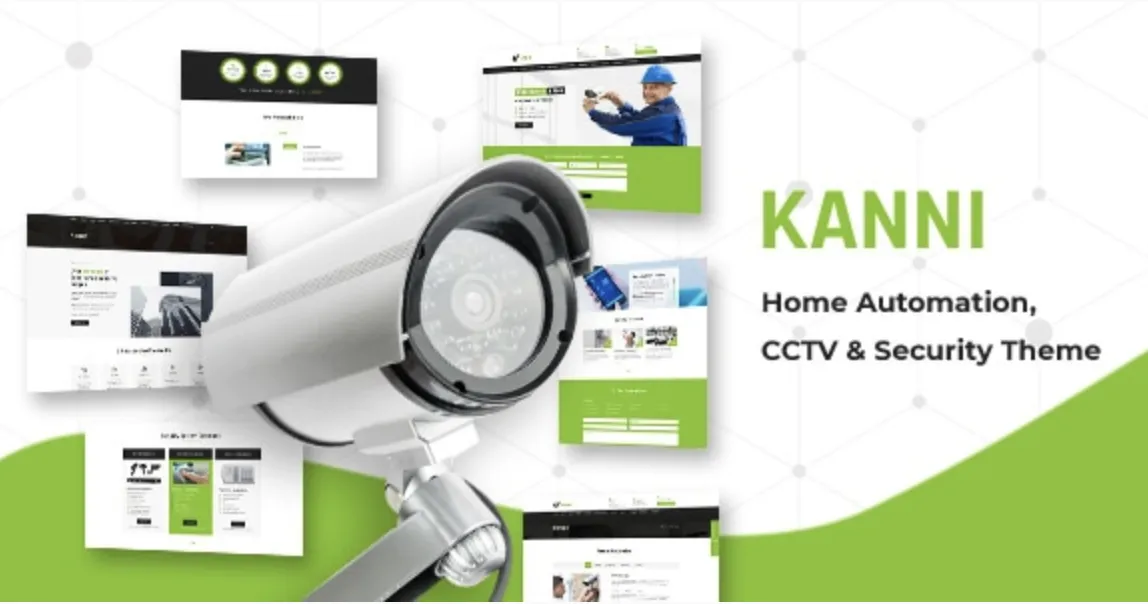 Kanni 3.4 - Home Automation, CCTV Security WordPress Theme 2 Kanni
