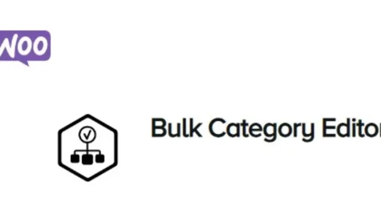 Bulk Category Editor for WooCommerce