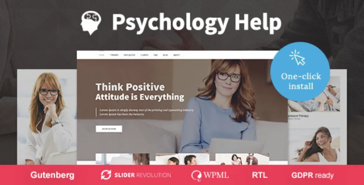 Psychology Help - Medical WordPress Theme for Psychologist and Mental Therapy 2 Psychology Help