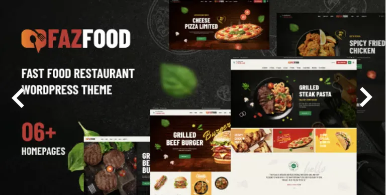 Fazfood - Fast Food Restaurant WordPress Theme 2 Fazfood - Fast Food Restaurant