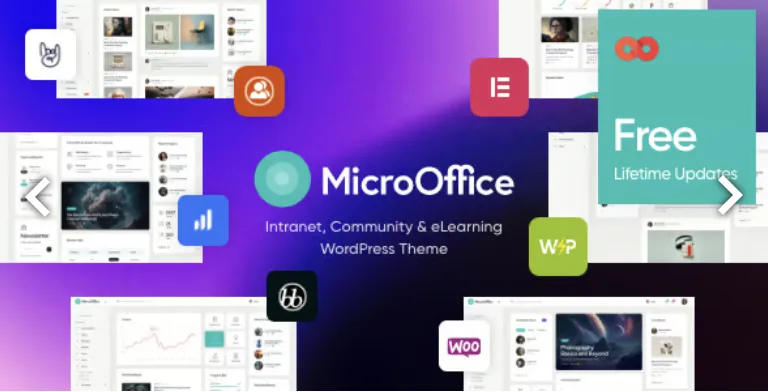 Micro Office | Extranet & Intranet WordPress Theme 2 Micro Office
