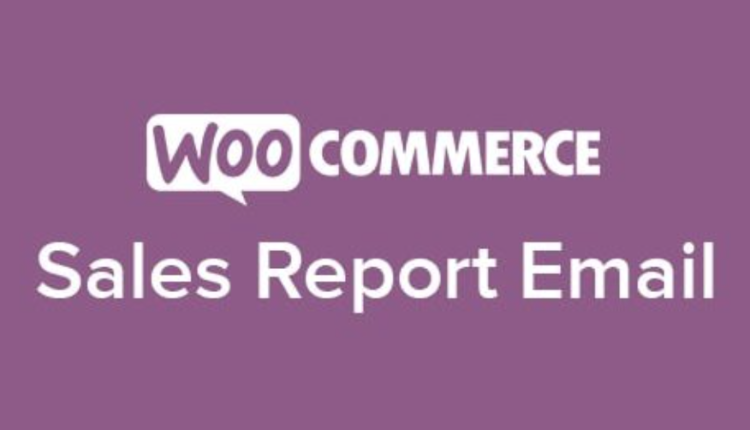 WooCommerce Sales Report Email