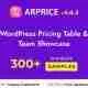 ARPrice – WordPress Pricing Table Plugin