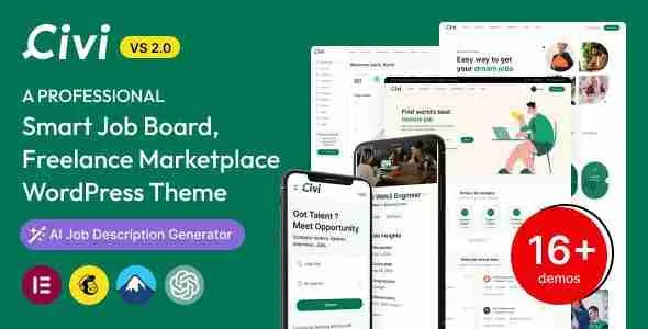 Civi - Job Board WordPress Theme