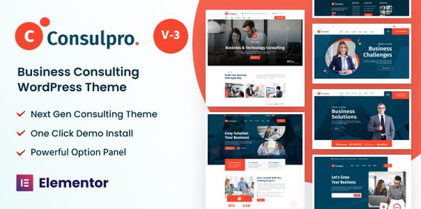 Consulpro - Business Consulting WordPress Theme