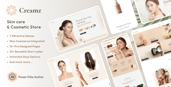 Creamz - Beauty Salon & Spa WooCommerce