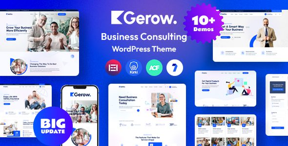 Gerow - Business Consulting WordPress Theme