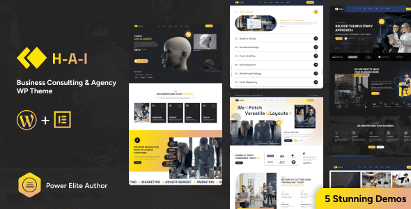 Hai - Elementor Agency WordPressTheme