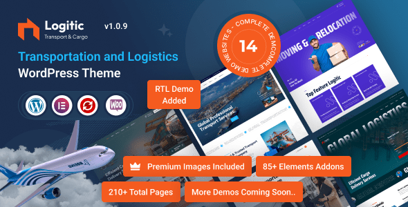 Logitic - Transportation & Logistics WordPress Theme