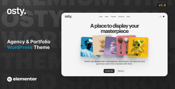 Osty – Creative Agency and Portfolio Theme