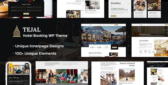 Tejal - Hotel WordPress Theme