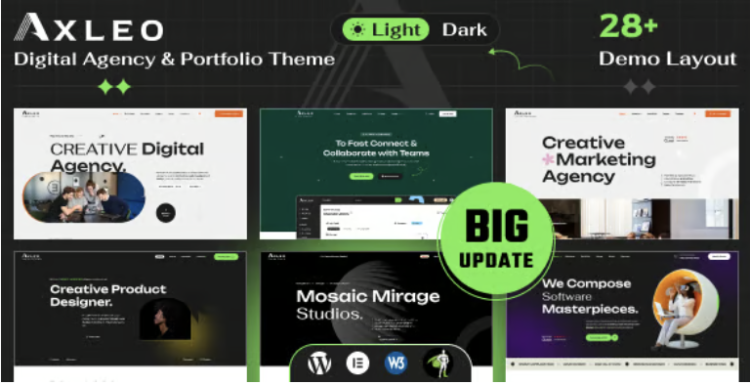 Axleo - Digital Agency WordPress Theme