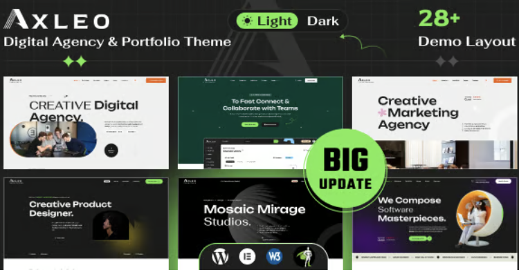 Axleo - Digital Agency WordPress Theme