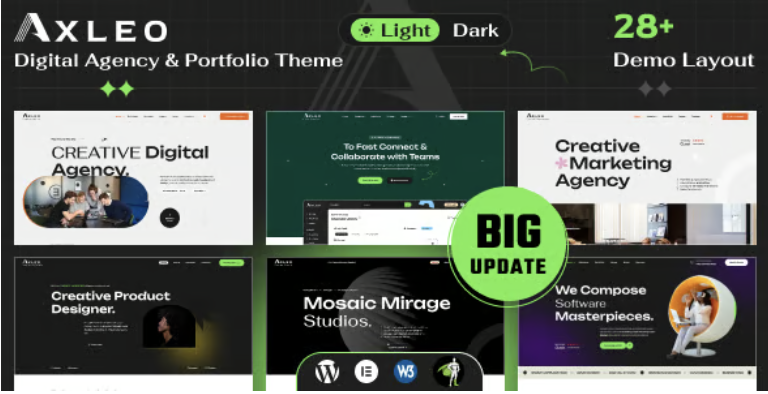 Axleo - Digital Agency WordPress Theme