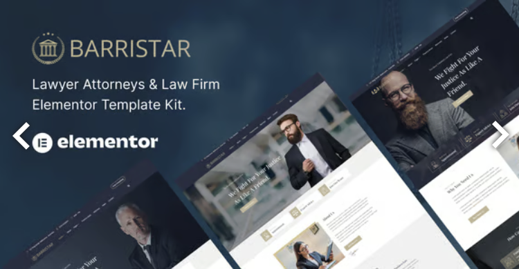 Barristar - Lawyer Attorney and Law Firm Template Kit