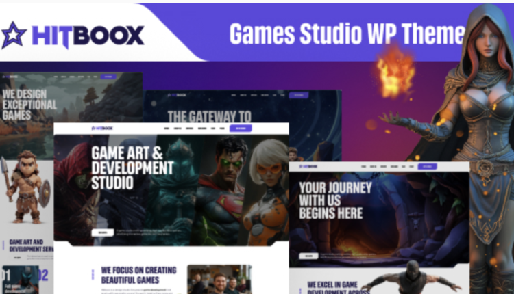 Hitboox - Games Studio WordPress Theme