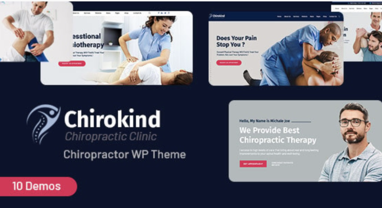Chirokind - Chiropractor And Physical Therapy WordPress Theme