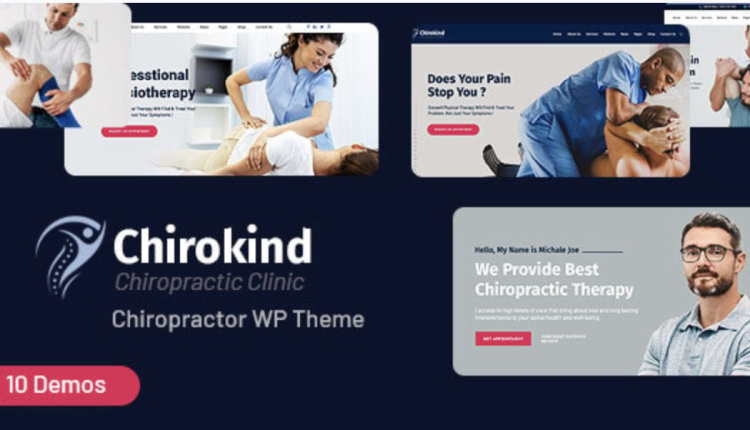 Chirokind - Chiropractor And Physical Therapy WordPress Theme