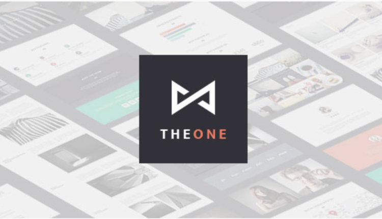 THEONE - Parallax Onepage WordPress Theme