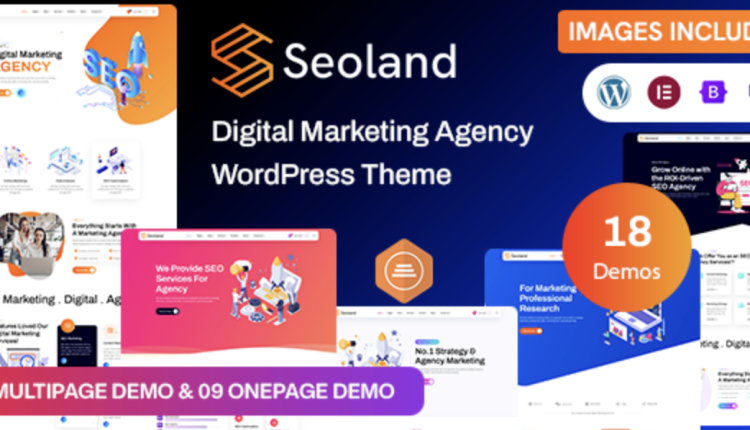 Seoland - SEO And Digital Marketing Agency WordPress Theme