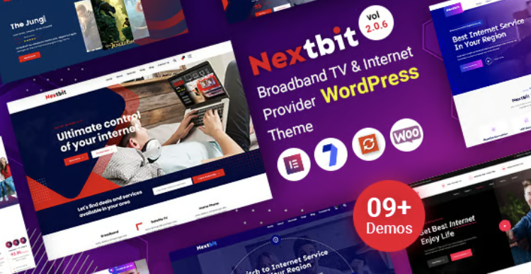 Nextbit - TV & Internet WordPress Theme
