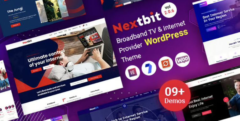 Nextbit - TV & Internet WordPress Theme